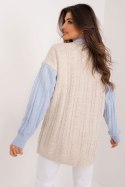 Sweter Damski Model BA-SW-0549.32 Light Blue - Badu - uniwersalny Sweter Damski Model BA-SW-0549.32 Light Blue - Badu - uniwersalny