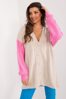 Sweter Damski Model BA-SW-0549.32 Pink - Badu - uniwersalny