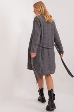 Sweter Kardigan Model BA-SW-1464.66 Dark Grey - Badu - uniwersalny