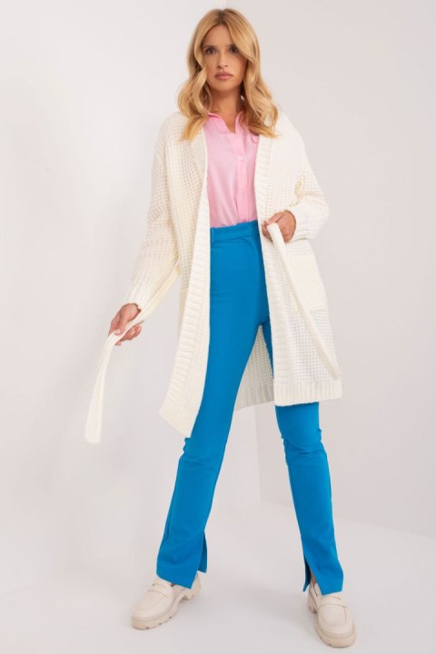 Sweter Kardigan Model BA-SW-1464.66 Ecru - Badu - uniwersalny
