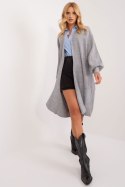 Sweter Kardigan Model BA-SW-1475.03 Grey - Badu - uniwersalny Sweter Kardigan Model BA-SW-1475.03 Grey - Badu - uniwersalny
