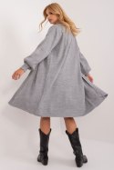 Sweter Kardigan Model BA-SW-1475.03 Grey - Badu - uniwersalny Sweter Kardigan Model BA-SW-1475.03 Grey - Badu - uniwersalny