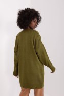 Sweter Damski Model BA-SW-0577.32X Khaki - Badu - uniwersalny Sweter Damski Model BA-SW-0577.32X Khaki - Badu - uniwersalny
