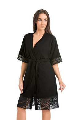 Szlafrok Damski Model Gloria 2901 Black - Teyli - XXXL