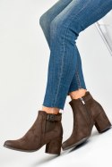 Botki Model 260034BR-SU Brown - PRIMO - 37 Botki Model 260034BR-SU Brown - PRIMO - 37