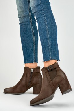 Botki Model 260034BR-SU Brown - PRIMO - 37