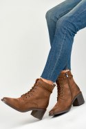 Botki Model 260052FX-SU Brown - PRIMO - 40 Botki Model 260052FX-SU Brown - PRIMO - 40