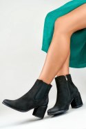 Botki Model Blaise 260038B-SU Black Zamsz - PRIMO - 41