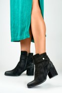 Botki Model Blaise 260041B-SU Black Zamsz - PRIMO - 41