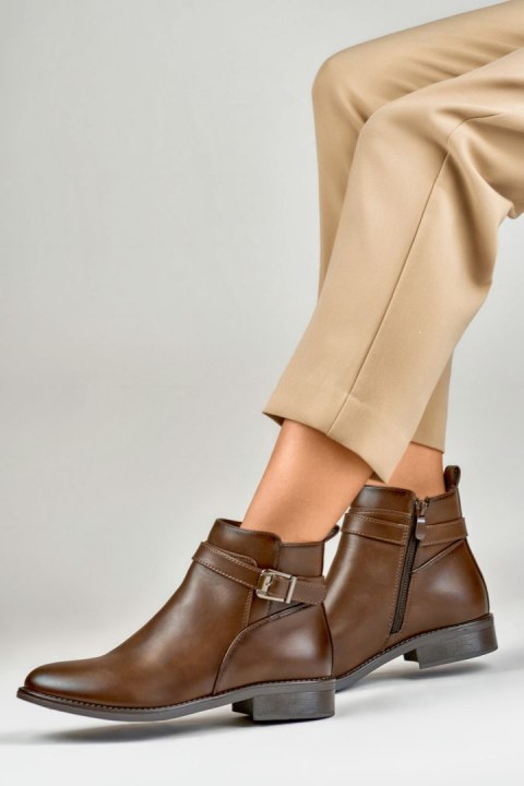 Botki Model CH2225BR Beige/Brown - PRIMO - 36