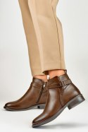 Botki Model CH2225BR Beige/Brown - PRIMO - 36