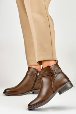 Botki Model CH2225BR Beige/Brown - PRIMO - 36