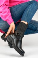 Botki Model YQ41B Black - PRIMO - 38