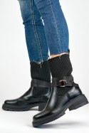 Botki Model YQ41B Black - PRIMO - 38