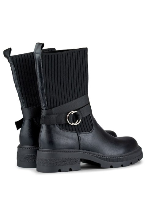 Botki Model YQ41B Black - PRIMO - 38 Botki Model YQ41B Black - PRIMO - 38