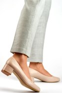 Czółenka Model GD-FL490A-D.BE Beige - PRIMO - 37