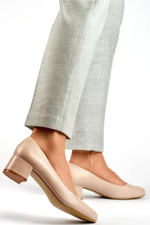 Czółenka Model GD-FL490A-D.BE Beige - PRIMO - 37 Czółenka Model GD-FL490A-D.BE Beige - PRIMO - 37