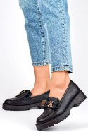 Mokasyny Model 2306B Black - PRIMO - 39