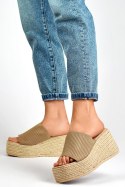 Sandał Klapki Model 7237KH Beige - PRIMO - 38 Sandał Klapki Model 7237KH Beige - PRIMO - 38
