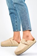 Sandał Klapki Model DM802BE Beige - PRIMO - 38