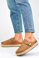Sandał Klapki Model DM802KH Light Brown - PRIMO - 38 Sandał Klapki Model DM802KH Light Brown - PRIMO - 38
