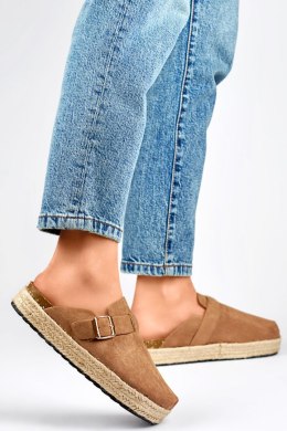 Sandał Klapki Model DM802KH Light Brown - PRIMO - 38
