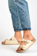 Sandał Klapki Model G3178-7BE Beige - PRIMO - 38