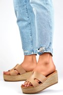 Sandał Klapki Model YD8H-19KH Beige - PRIMO - 39