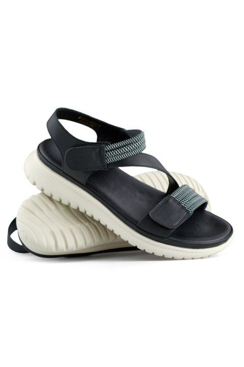 Sandały Model BM051-3019-1B Black - PRIMO - 39 Sandały Model BM051-3019-1B Black - PRIMO - 39
