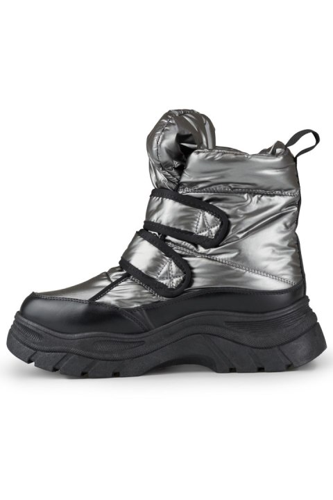 Śniegowce Model 22-PY16062SI Silver/Black - PRIMO - 39 Śniegowce Model 22-PY16062SI Silver/Black - PRIMO - 39