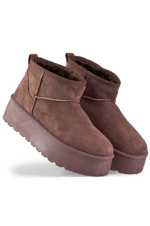 Śniegowce Model 2818BR Brown - PRIMO - 39 Śniegowce Model 2818BR Brown - PRIMO - 39