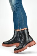 Workery Model Brigitte 250044OR-PU Black/Orange - PRIMO - 37
