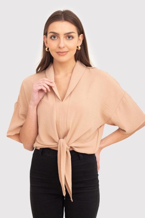 Bluzka Model TA572 Stone - Ax Paris - L Bluzka Model TA572 Stone - Ax Paris - L