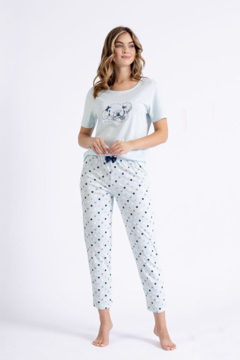 Piżama Damska Model Odette 1414 Baby Blue - M-Max - L Piżama Damska Model Odette 1414 Baby Blue - M-Max - L