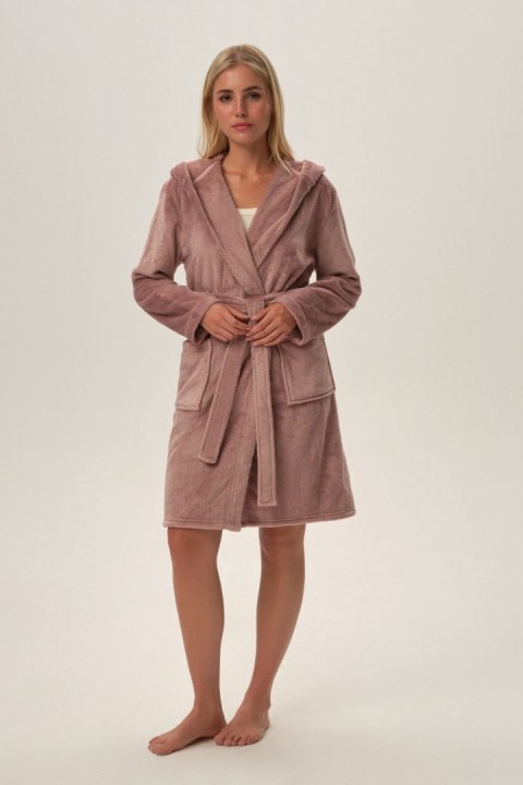 Szlafrok Damski Model Frankie 41950-39X Powder Pink - Henderson - XXL