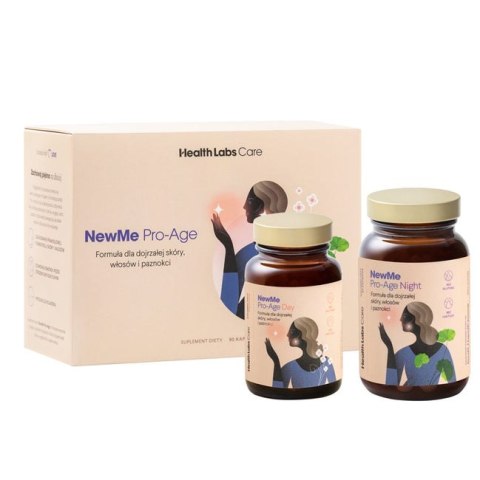 HEALTHLABS SET NewMe Pro Age Day suplement diety wspierający produkcję kolagenu 30 kapsułek + New Me Pro Age Night suplement die HEALTHLABS SET NewMe Pro Age Day suplement diety wspierający produkcję kolagenu 30 kapsułek + New Me Pro Age Night suplement die