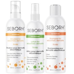 Seborh Zestaw szampon 200ml + emulsja do skóry głowy 200ml + płyn do skóry głowy 150ml (P1)