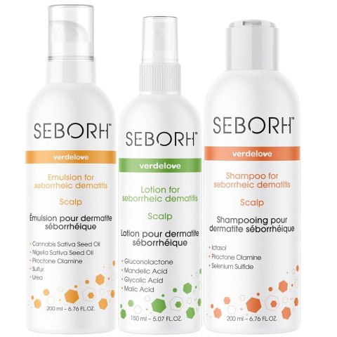 Seborh Zestaw szampon 200ml + emulsja do skóry głowy 200ml + płyn do skóry głowy 150ml (P1) Seborh Zestaw szampon 200ml + emulsja do skóry głowy 200ml + płyn do skóry głowy 150ml (P1)