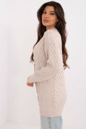 Sweter Damski Model AT-SW-23525.21 Beige - AT - uniwersalny