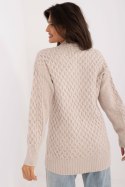 Sweter Damski Model AT-SW-23525.21 Beige - AT - uniwersalny