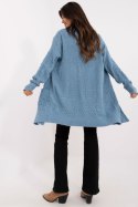 Sweter Kardigan Model AT-SW-2366.61 Blue - AT - uniwersalny Sweter Kardigan Model AT-SW-2366.61 Blue - AT - uniwersalny