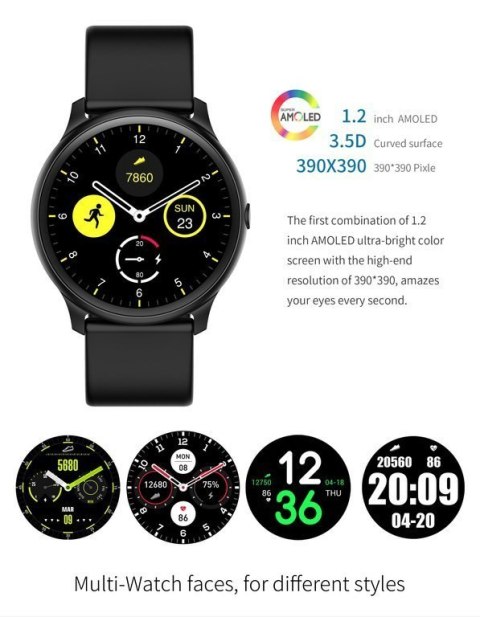 SMARTWATCH DAMSKI G. Rossi G.RSF1-4C2-1 rosegold/black + dodatkowy PASEK (sg003b) SMARTWATCH DAMSKI G. Rossi G.RSF1-4C2-1 rosegold/black + dodatkowy PASEK (sg003b)