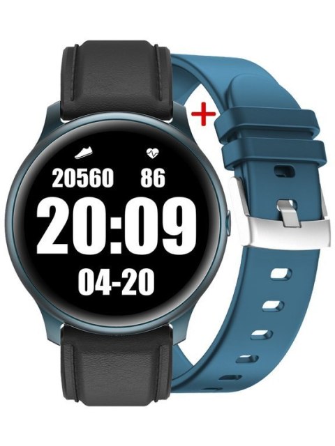SMARTWATCH MĘSKI G. Rossi G.RSWSF1-6F1-1 blue/black + dodatkowy PASEK (sg003d) SMARTWATCH MĘSKI G. Rossi G.RSWSF1-6F1-1 blue/black + dodatkowy PASEK (sg003d)