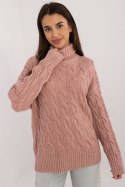 Golf Damski Model AT-SW-23445.00 Dark Pink - AT - uniwersalny Golf Damski Model AT-SW-23445.00 Dark Pink - AT - uniwersalny