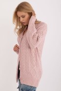 Sweter Damski Model AT-SW-23525.21 Light Pink - AT - uniwersalny Sweter Damski Model AT-SW-23525.21 Light Pink - AT - uniwersalny