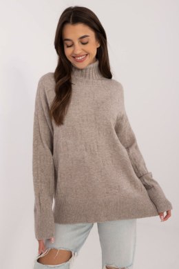 Golf Damski Model AT-SW-2342-1.35 Dark Beige - AT - uniwersalny