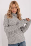 Golf Damski Model AT-SW-23445.00 Grey - AT - uniwersalny Golf Damski Model AT-SW-23445.00 Grey - AT - uniwersalny