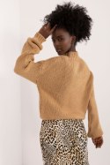 Golf Damski Model BA-SW-3017-1.66 Camel - Badu - uniwersalny Golf Damski Model BA-SW-3017-1.66 Camel - Badu - uniwersalny