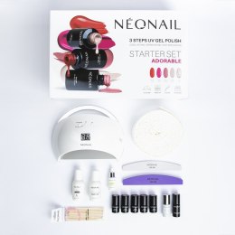 NeoNail Adorable zestaw do hybryd: 7 lakierów + lampa LED 21W/48 (P1)
