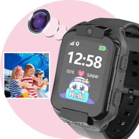 SMARTWATCH DZIECIĘCY PACIFIC 32-3 KIDS - orange / black (sy028c) SMARTWATCH DZIECIĘCY PACIFIC 32-3 KIDS - orange / black (sy028c)